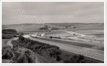 Der Abzweig nach Hof kurz vor Er&ouml;ffnung 1939