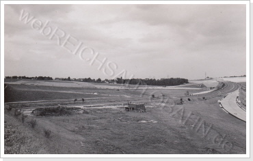 Der Abzweig nach Hof kurz vor Er&ouml;ffnung 1939
