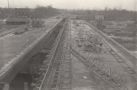 Februar 1935 Blick &uuml;ber Baustelle Richtung M&uuml;nchen