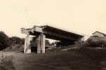 Umfahrung der gesprengten Br&uuml;cke ca. 1950