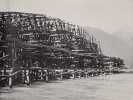 04.06.1937 Leerger&uuml;st der s&uuml;dlichen Br&uuml;cke in Bau