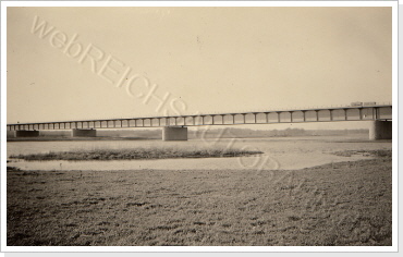 Elbebr&uuml;cke bei Vockerode 1938